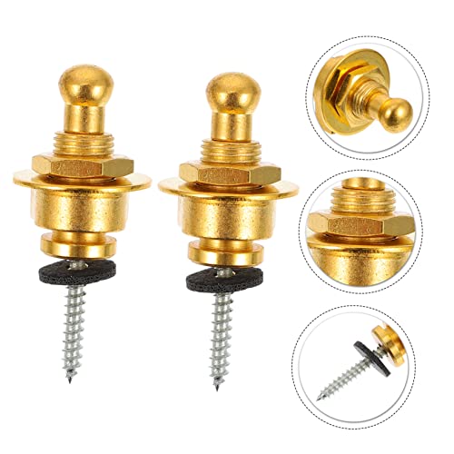 FAVOMOTO 2 Pièces Goujons De Guitare Boutons En Métal Sangles De Guitare Bouton Écrou Électrique Sangle De Guitare Broches D’Extrémité Sangle De Guitare Chevilles De Verrouillage - Les Beatles, Paul McCartney, John Lennon, RIngo Starr, George Harrison FAVOMOTO 2 Pièces Goujons De Guitare Boutons En Métal Sangles De Guitare Bouton Écrou Électrique Sangle De Guitare Broches D'Extrémité Sangle De Guitare Chevilles De Verrouillage – Image 5