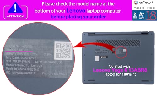 mCover case ONLY Compatible for 2022-2024 13.3" Lenovo Yoga 6 13ABR8 | 13ALC7 Series 2-in-1 Windows Notebook Computers (NOT Fitting Any Other Models)- Pink by mCover - Image 4