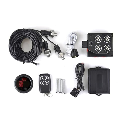 12V Solenoid Valve Air Ride Suspension manifold valve with remote controller 0-200psi