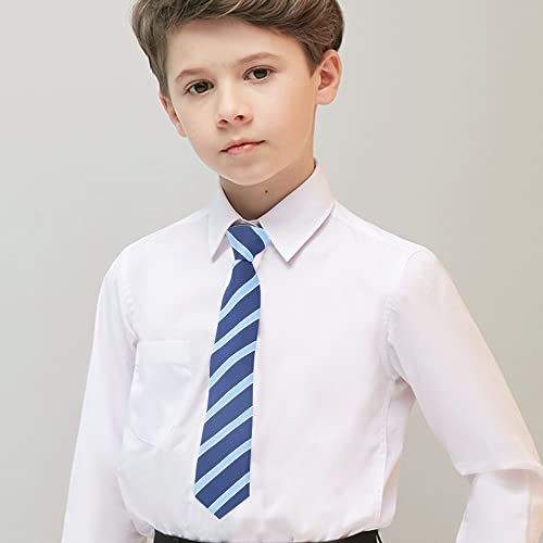 5 Pcs Zipper Ties For Boys , Adjustable Zipper Skinny Necktie Clip On Slim Ties For Boys #TOP5