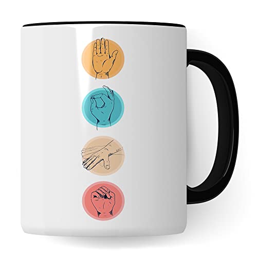 Tasse de plongée - Idée cadeau - Tasse à café humoristique - Cadeau pour tasse à café Diver - Gobelet de diving (blanc et noir)