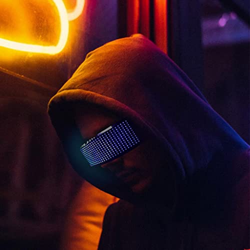 Óculos LED para Raves, Festas, Diversão, Festas, Esportes, Aniversário, Trajes, piscando-Exibição de