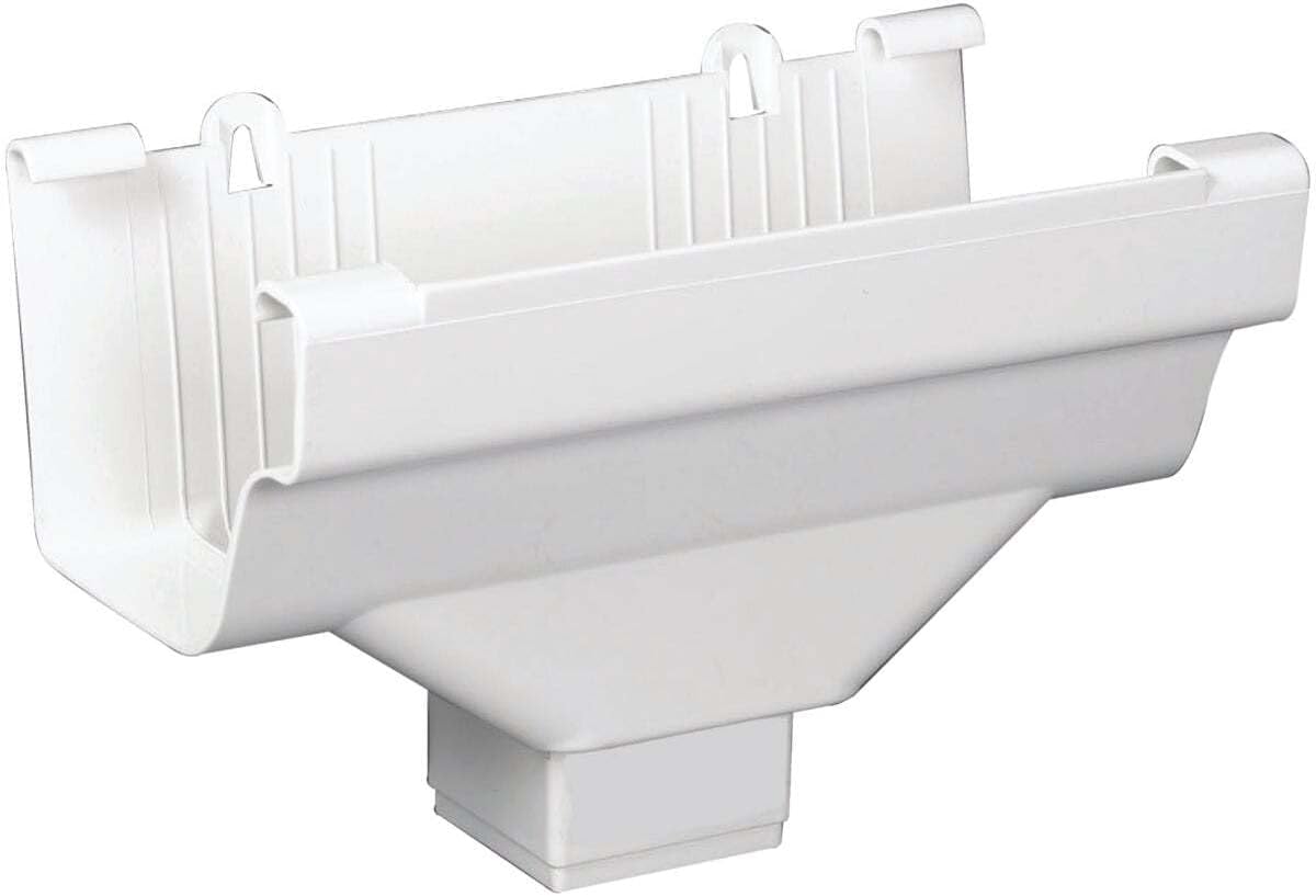 Amerimax M0506 Drop Outlet, angled view