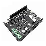 for Arduino R3 MEGA2560 Dual Channel DC Motor Driver Shield Expansion Board L298NH Module Driving Module Replace L298P L298