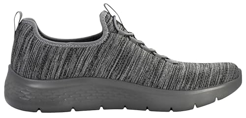 Image of Skechers Men Pull On Walking Shoes | Air-Cooled Goga Mat Insole, Ultra Go Cushioning, Soft Stride Foam, Flex Pillars, Bungee Laces, Vegan