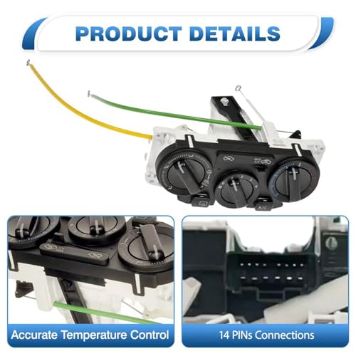 Module commande chauffage AC voiture 14 broches panneau climatisation