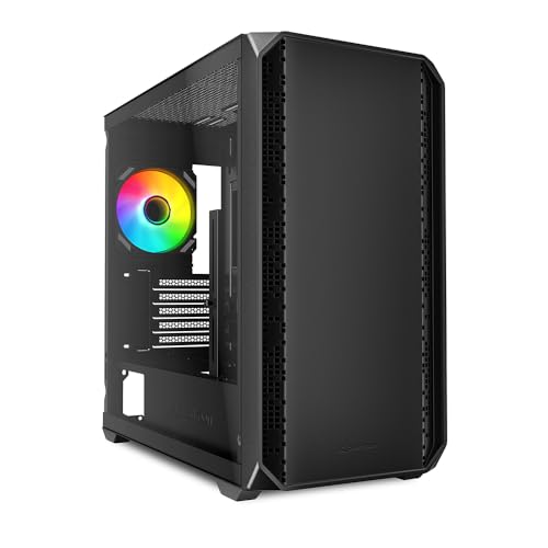 Sharkoon MK2 RGB Black, mATX - Carcasa para PC