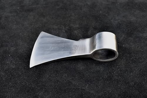 WARRIORS OUTFIT Hand Forged Axe Head Campaing Hatch Tomahawk Axe, Huntsman Throwing Camping & Battle Axe (Silver) - Thumbnail 5