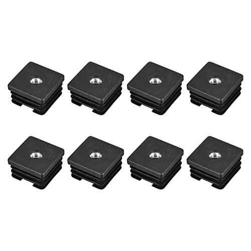uxcell 8Pcs M8 Thread Inserts for Square Tubes for 33x33mm ID Tube