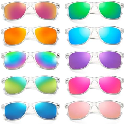 SUNOVELTIES 10 Pack Colored Sunglasses...