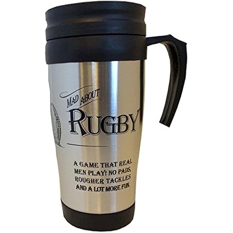 Ultimate Gift for Man Mad About 8840 Rugby Travel Mug, one Colour Cover