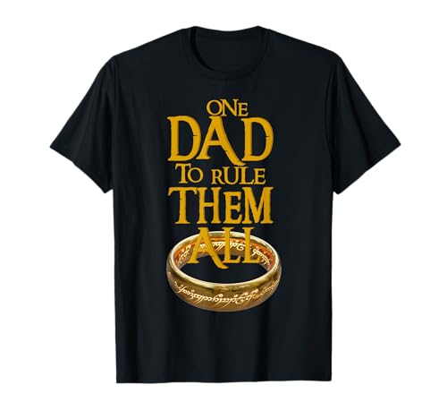 One Dad to Rule Them All Nerd Dad Tee T-Shirt