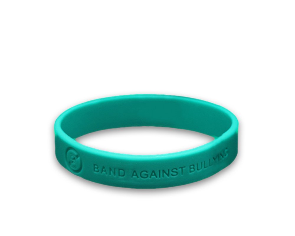 Fundraising For A Cause Teal Anti-Bullying Silicone Bracelet (1 Bracelet)
