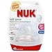12 Pack Nuk Replacement Spouts - Clear Soft Silicone
