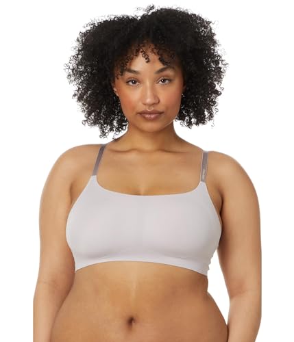 Image of Calvin Klein Women's Invisibles Comfort Seamless Adjustable Skinny Strap Bralette Bra
