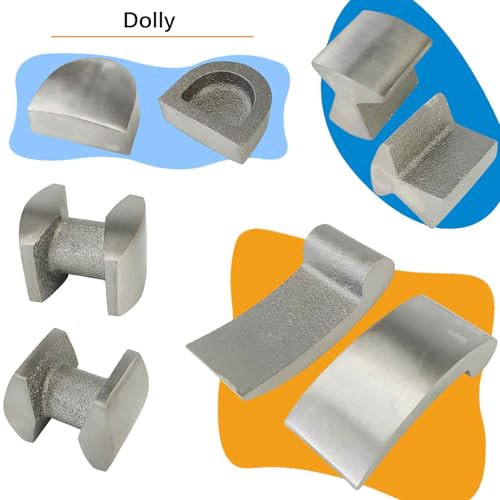 Image of 7Pcs Auto Body Repair Kit, Craft Panel Beating Hammer and Dolly Set Hammer Dent Body Fender Tool Carbon Steel Hammers and Dollies for Dent Repair and Fender Work