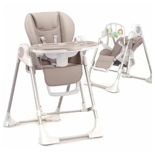 Le SPLITY 3 en 1 : Chaise Haute, Balancelle, transat.Toutes options (MP3, chargeur.)