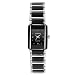Produktbild Damenuhren Rechteckig Keramik Armbanduhren für Damen Einfaches Strass Schwarz