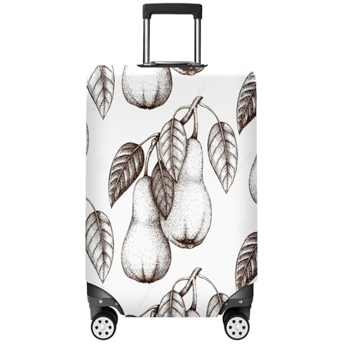 Travel Luggage Cover Suitcase Protector Scratch-Resistant Fit, Not Included Suitcase Pear Vintage S