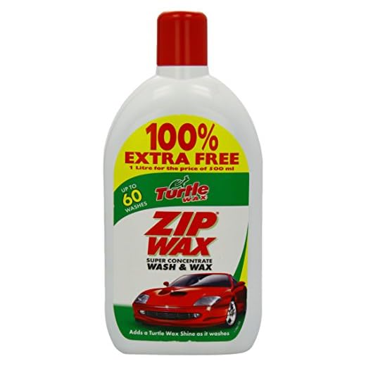 Turtle Wax TUR-T4202 Zipwax tvätt och vax 500 ml plus 100 procent fri