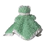 Mary Meyer Putty Nursery Lovey Stuffed Animal Security Blanket Soft Snuggle Toy, 13 x 13-Inches, Mint Green Frog