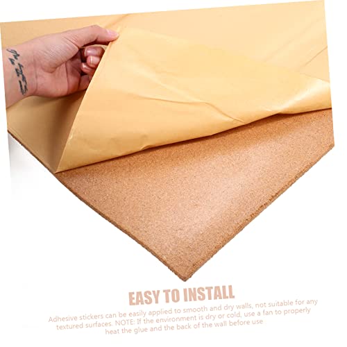 NUOBESTY 1 Conjunto De Placa De Mensagem Rolo De Cortiça Telhas De Cortiça Mini Placa De Cortiça Min