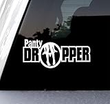 Sunset Graphics & Decals Panty Dropper Decal Vinyl Car Sticker | Cars Trucks Walls Laptop Funny | White |6.5 in|SGD000182
