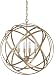 Capital Lighting 4234WG Axis 4-Light Pendant, Winter Gold Finish