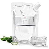Naissance Aloe Vera Gel (Nr. 707) - 870g - Rein, Natürlich, Vegan für Haare, Gesicht, Haut, Augen, Füße, Nägel, Körper, Kosmetik - Nachfüllpack, Pflegend, Hunde, Massage