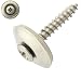 Produktbild 50 Stück Spenglerschrauben mit EPDM Dichtscheibe - 20 mm - Kreuzschlitz (POZI) PZ - 4,5x30 mm DIN7995 Edelstahl A2 V2A - SC-Normteile