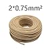 32.8Feet Hemp Rope Electrical Wire Vintage Electrical Cord Pendant Light Cord for Farmhouse Pendant Light Industrial Lighting