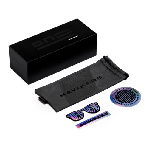 Image of Hawkers One Sunglasses for Men and Women - 100% UV400 Protection - Lightweight and Square Sunglasses
