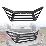 CPOWACE Bed Enclosure Tailgate Compatible with 2022-2024 Polaris RZR PRO R/PRO R 4 Heavy Duty Steel Rear Cargo Bed Extender Tailgate Bed Enclosure Rack Accessories