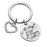 ZQEOU K-Pop Jewelry Keychain - K-Drama Lover Gift for K-Pop Fans, Daughter Keychain Bff Jewelry...