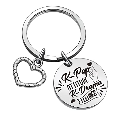 ZQEOU K-Pop Jewelry Keychain - K-Drama Lover Gift for K-Pop Fans, Daughter Keychain Bff Jewelry...