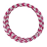 Mardi Gras Spot 24' Hula Hoop - Pink and Silver Glitter (Dozen)