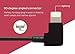 2 Pack 90 Degree Charger Data Sync USB Charging Cable for iPhone 3.3ft (1 Black + 1 White)