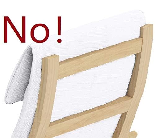 The Pello Chair Cotton Covers Replacement is Custom Made Compatible for IKEA Pello Chair (Or Pello Armchair Slipcover). Multi Color Options (Darker Red) - Thumbnail 7