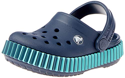 Sandália, Crocs, Crocband Color Spectrum Kids, Navy, 33, Criança Unissex