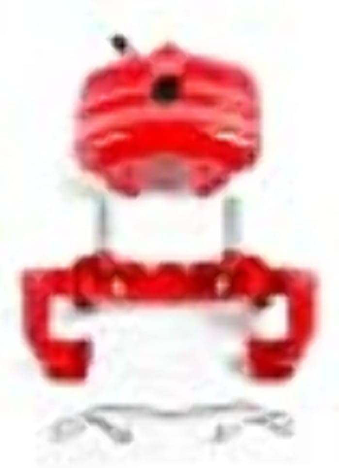 Power Stop Front S2974 Pair of High-Temp Red Powder Coated Calipers for Audi A3, VW Beetle, VW, VW GTI, VW Golf, VW Jetta, VW Rabbit [Model Specific]