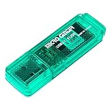 Alta velocidad de transferencia de datos USB 3.0 con velocidades de transferencia de lectura/escritura de hasta 70 MB/s y 5 MB/s respectivamente. Retrocompatible con USB 2.0 y transferencia más rápida. El indicador LED trasero se ilumina mientras lees/escribes