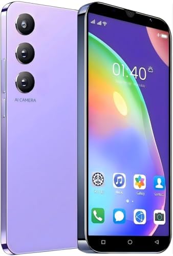 Unlocked Cell Phone, Android 14 Smart Phones 2+8G, 5.8 Inch HD Smartphone, 2850mAh Long Battery Cellphone, Dual Sim Mobile Phones (Purple-2)