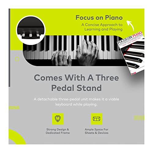 Korg B2SP Piano numérique 88 touches avec support, unité à trois pédales, banc de piano Knox Gear et livre de piano (3… - Les Beatles, Paul McCartney, John Lennon, RIngo Starr, George Harrison Korg B2SP Piano numérique 88 touches avec support, unité à trois pédales, banc de piano Knox Gear et livre de piano (3… – Image 4
