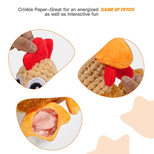 Image of Dog Toys for Aggressive Chewers Indestructible Squeaky Dog Toys Octopus-Tug of War for Large Breed Tough Interactive Stuffed Dog Chew Toys for Puppies Small & Large