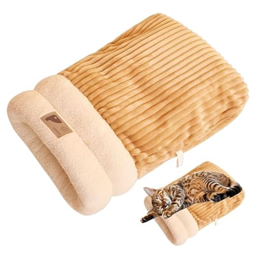 Gato Saco de Dormir, Sacodedormirparagatos, SacodeDormirforGatos de Interior,Semi-Enclosed Pet Bed,Cálido, Saco de Dormir para Perros, Adecuado para Gatos y Perros pequeños, etc