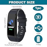 Brightora Fitness Tracker Activity Tracker with Heart Rate Pressure Oxygen Monitor Sleep Monitor Step and Calories Counter Blood IP67 Waterproof with 14 Sports Mode for Android iOS - Image 2