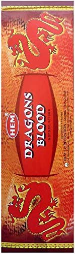 HEM Bâtons d'encens Sang du Dragon - Lot de 3 boites de 8