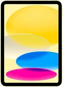 iPad da Apple (10a geração): Com chip A14 Bionic, tela Liquid Retina de 10,9 polegadas, 64 GB Wi-Fi 6, câmera frontal de 12 MP, câmera traseira de 12 MP, Touch ID – Amarelo