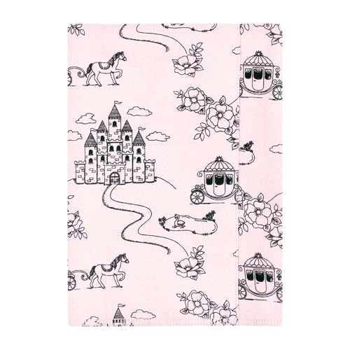 Image of Hudson Baby Unisex Baby Flannel Burp Cloth 7pk, Fairytale Princess, One Size