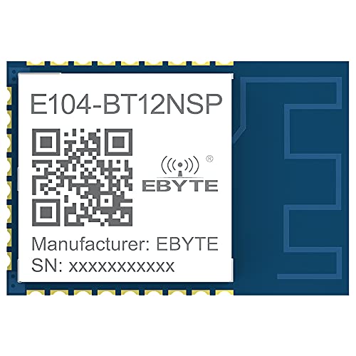EBYTE GFSK Bluetooth Self Mesh Module 10dBm 2.4Ghz BLE E104-BT12NSP 60m Support Sig Mesh V1.0 Max 16383 Nodes UART Interface